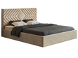 Polsterbett mit Bettkasten und Lattenrost 180x200 Loris Beige