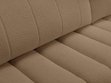 Ecksofa mit Schlaffunktion und Bettkasten Rechts Adoro Braun