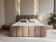 Boxspringbett mit Bettkasten 200x200 Cloud Braun