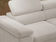 Ecksofa L-Form mit Schlaffunktion und Bettkasten Argon Rechts Hellbeige