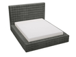 Polsterbett mit Bettkasten und Lattenrost 180x200 Barbados Dunkelgrau