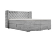 Boxspringbett mit Bettkasten 120x200 Lion Grau