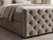 Boxspringbett mit Bettkasten 140x200 Montego Braun