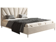 Polsterbett mit Lattenrost 140x200 Fuzi Beige