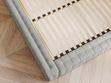 Polsterbett mit Bettkasten und Lattenrost 160x200 Barbados Hellgrau