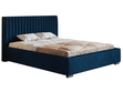 Polsterbett mit Bettkasten und Lattenrost 120x200 Toscania Dunkelblau