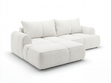 Ecksofa L-Form Links mit Schlaffunktion und Bettkasten Bonno Creme