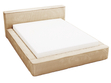 Polsterbett mit Bettkasten und Lattenrost 160x200 Lago Beige