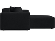 Ecksofa L-Form Links Arizona Schwarz