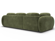 Ecksofa mit Schlaffunktion und Bettkasten Links Carino Grün