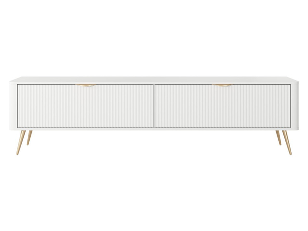 TV-Lowboard mit Türen 163 cm Latina Weiß