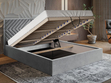 Polsterbett mit Bettkasten und Lattenrost 120x200 Loris Rosa