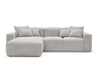 Ecksofa L-Form Links Moderne Ecksofa Leni Grau