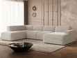 Wohnlandschaft Links Belluno Hellbeige