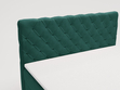 Boxspringbett mit Bettkasten 120x200 Lunaris Grün
