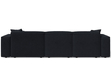 Ecksofa L-Form Rechts Arizona Schwarz