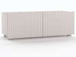 Set mit zwei TV-Lowboard mit Türen 100 cm Kioto Cashmere
