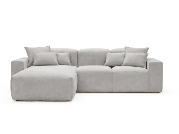 Ecksofa L-Form Links Moderne Ecksofa Leni Grau