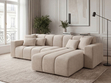 Ecksofa L-Form Rechts Nork Beige