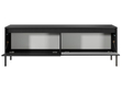 TV-Lowboard mit Türen 153 cm Sorano Schwarz