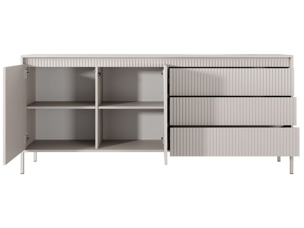 Kommode mit Türen und Schubladen 187 cm Sorano Beige