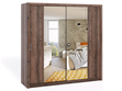 Schiebeschrank mit Spiegel Bino 220 – Monastery Eiche
