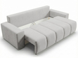 Schlafsofa mit Bettfunktion und Bettkasten Miro Grau