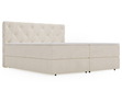Boxspringbett mit Bettkasten 200x200 Napoli Beige