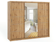 Schiebeschrank mit Spiegel Bino 250 - Artisan Eiche