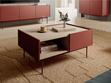 Couchtisch mit Stauraum Drevo Rot