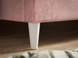 Polsterbett mit Lattenrost 120x200 Fuzi Rosa