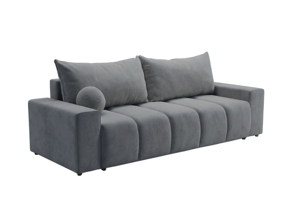 Schlafsofa mit Bettfunktion und Bettkasten Miro Dunkelgrau