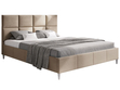 Polsterbett mit Lattenrost 180x200 Luxe Beige