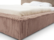 Polsterbett mit Bettkasten und Lattenrost 160x200 Lago Braun
