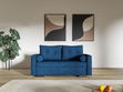 Schlafsofa mit Bettfunktion und Bettkasten Pori Dunkelblau