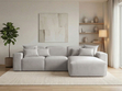 Ecksofa L-Form Rechts Moderne Ecksofa Leni Grau
