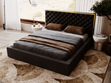 Polsterbett mit Bettkasten und Lattenrost 140x200 Bonito Schwarz