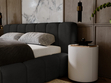 Polsterbett mit Bettkasten und Lattenrost 140x200 Ibiza Schwarz