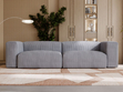 Sofa Moderne Cord Sofa für Wohnzimmer Landi Grau