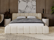 Polsterbett mit Bettkasten und Lattenrost 160x200 Ibiza Beige