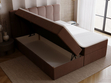 Boxspringbett mit Bettkasten 140x200 Maison Braun