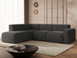 Ecksofa L-Form Links Eluno Dunkelgrau