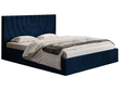 Polsterbett mit Bettkasten und Lattenrost 140x200 Corti Dunkelblau