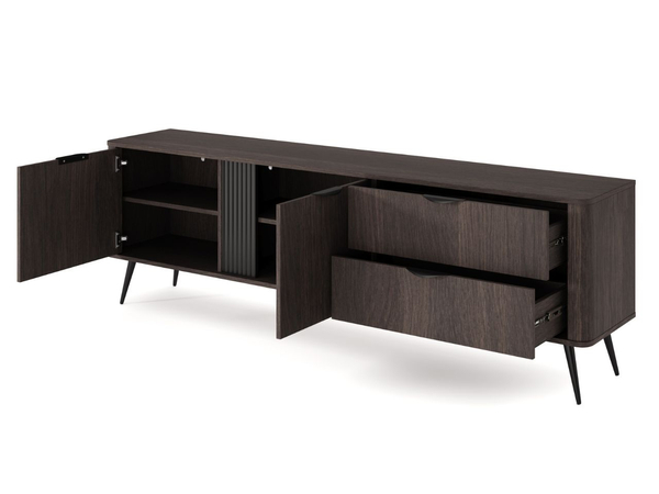 TV-Lowboard mit Türen und Schubladen 195 Magico Eiche Dunin