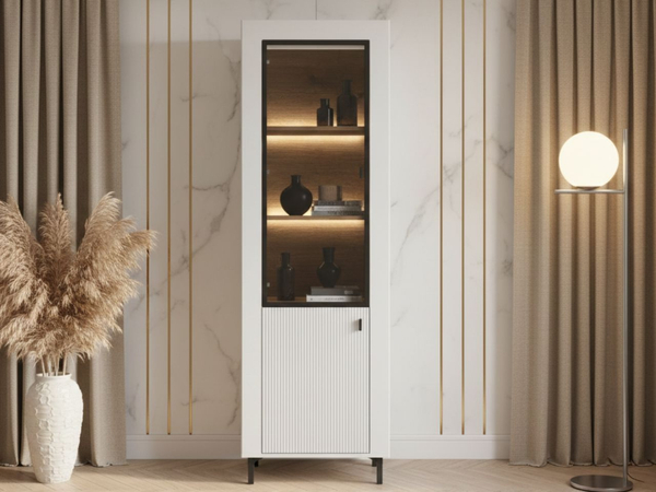 Set für Wohnzimmer Messina Weiß
