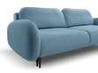 Schlafsofa mit Bettfunktion und Bettkasten Alta Blau