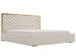 Polsterbett mit Bettkasten und Lattenrost 180x200 Bonito Beige