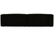 Ecksofa L-Form Rechts Moderne Cord Ecksofa Landi Schwarz