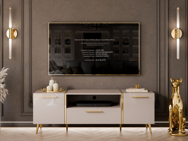 Wohnzimmer-Set im Glamour-Stil Lunelie Kaschmir