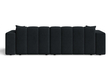 Ecksofa L-Form Rechts Nork Schwarz